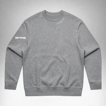 Sweater Crew Staple - Grey Marl
