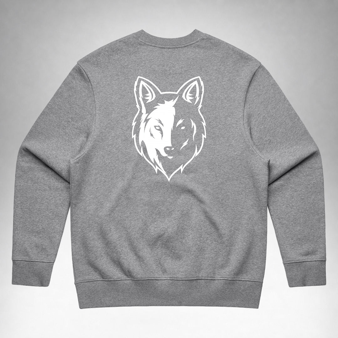 Sweater Crew Staple - Grey Marl