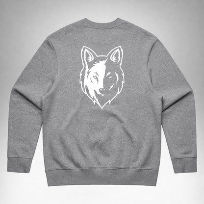 Sweater Crew Staple - Grey Marl