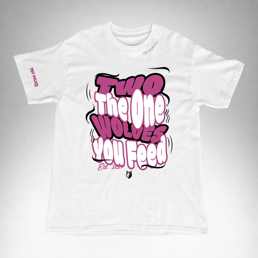 T-Shirt Cubs TOYF - White/Pink