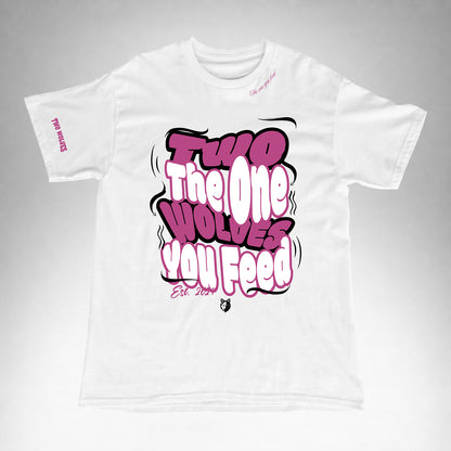 T-Shirt Cubs TOYF - White/Pink