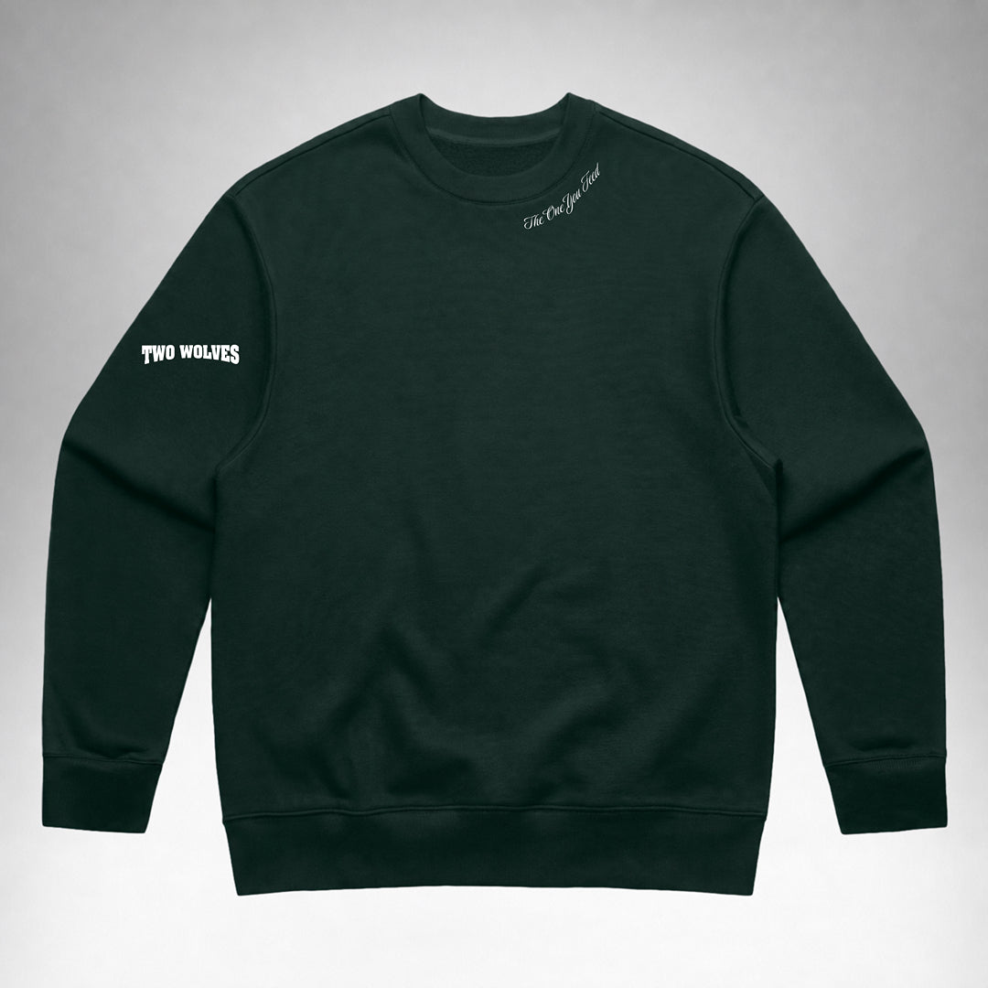 Sweater Crew Staple - Pine Green