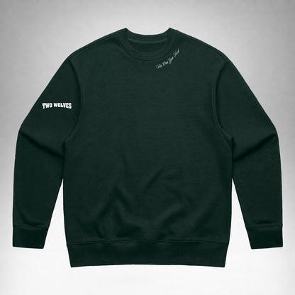Sweater Crew Staple - Pine Green