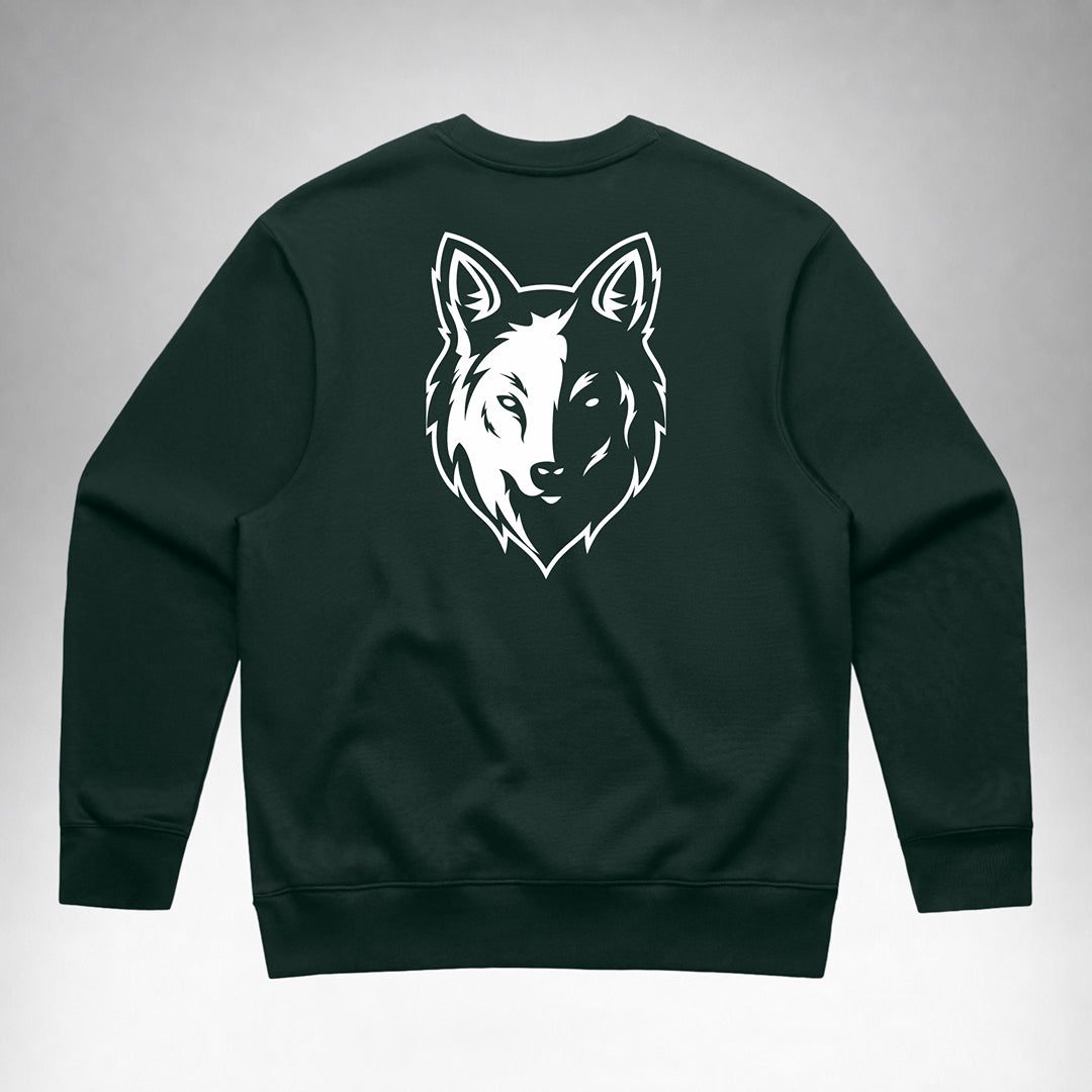 Sweater Crew Staple - Pine Green