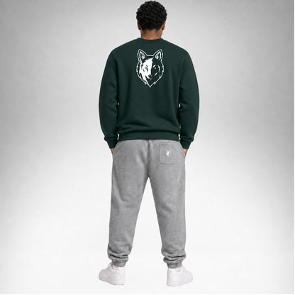 Sweater Crew Staple - Pine Green
