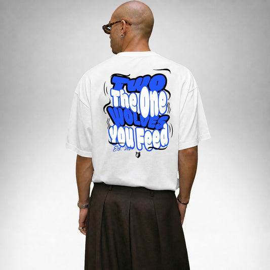 T.O.Y.F. Box Tee - Unisex - White/Blue